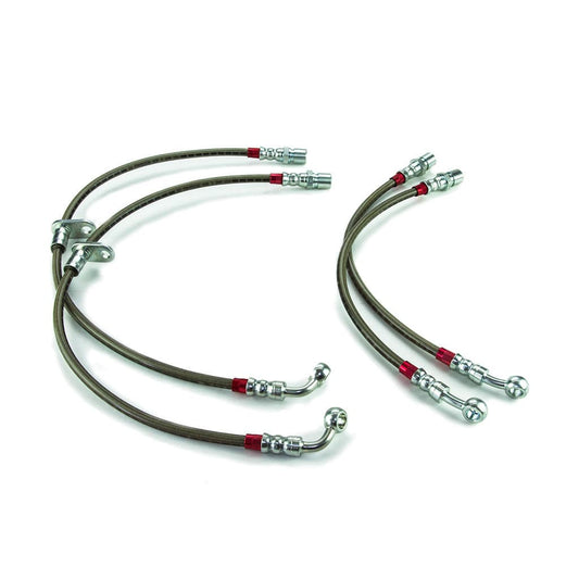 Cadillac CT4-V Blackwing Aftermarket Stainless Steel DOT Compliant Brake Line Braking Kit for upgraded Racing, Track, Street Duty. 2022 2023 2024 2025