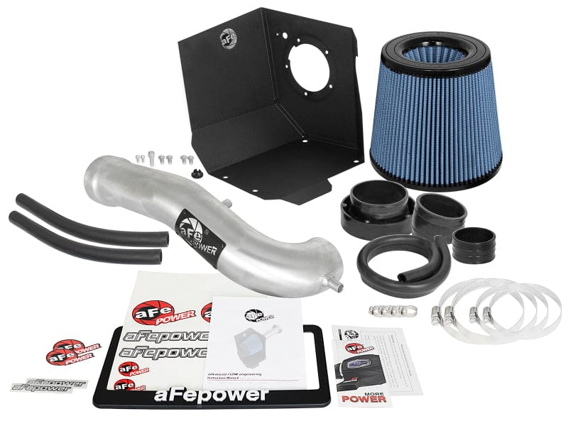 aFe MagnumFORCE Stage-2 PRO 5R CAI Brushed Alum Tube 15-20 Escalade / ESV 5.3L/6.2L w/Electric Fan aFe