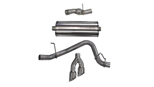 Corsa 15-20 Escalade / ESV 6.2L V8 Single Side Exit Cat-Back Exhaust w/ Polished Tips CORSA Performance