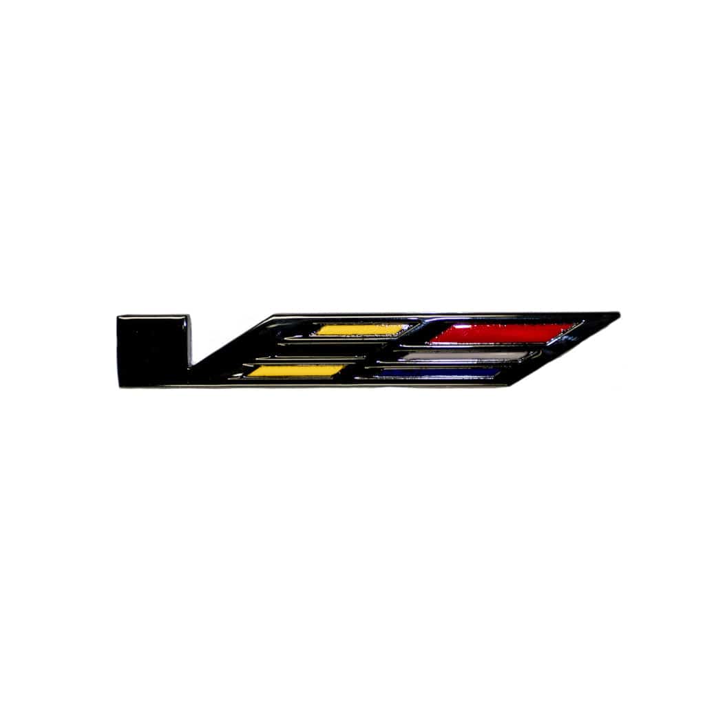 Cadillac CTS-V Blacked Out Gloss Black V-Series Logo Badge Emblem Decal CTSV3 CTS-V3