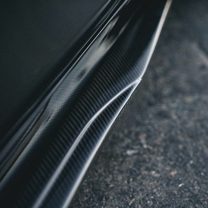CTS V-Sport Carbon Fiber Side Skirt Extensions RENICK PERFORMANCE