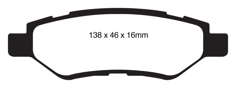 EBC 08-13 Cadillac CTS 3.0 Yellowstuff Rear Brake Pads EBC