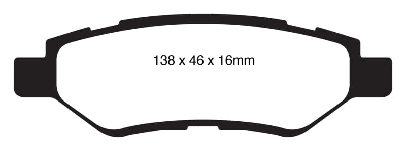 EBC 08-13 Cadillac CTS 3.0 Yellowstuff Rear Brake Pads EBC