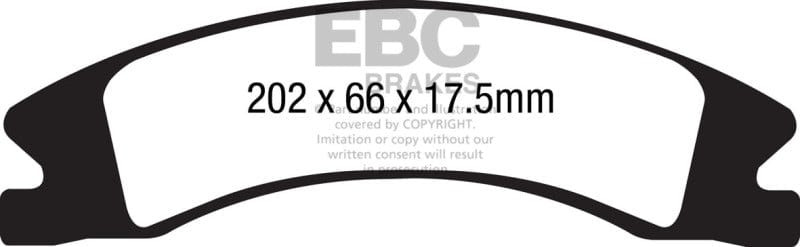 EBC 15+ Cadillac Escalade Ext/Esv 6.2 2WD Greenstuff Front Brake Pads EBC