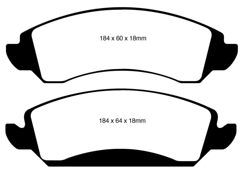 EBC 2015-2020 Escalade / ESV Greenstuff Front Brake Pads EBC