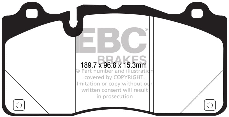 EBC 2016+ Chevrolet Camaro ZL1 Bluestuff Front Brake Pads EBC