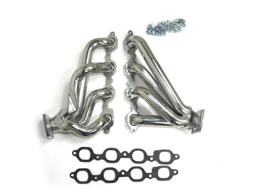 JBA 2016-2021 GM 6.2L LT 1-3/4in Primary Silver Ctd Cat4Ward Header (2016 Carb Exempt) JBA