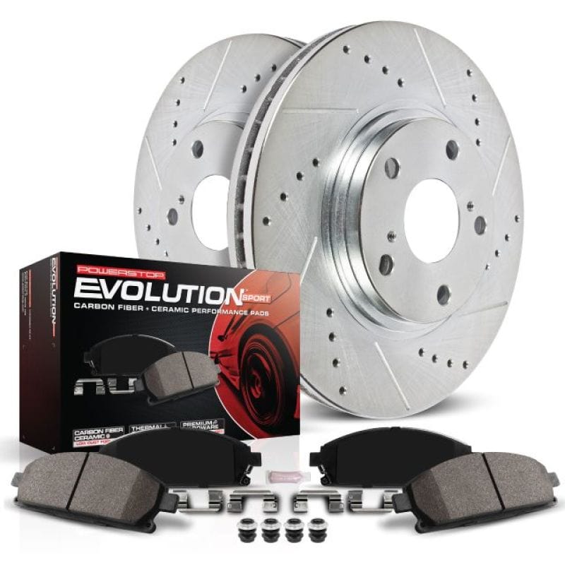 Power Stop 13-19 ATS Z23 Evolution Sport Front Brake Kit PowerStop