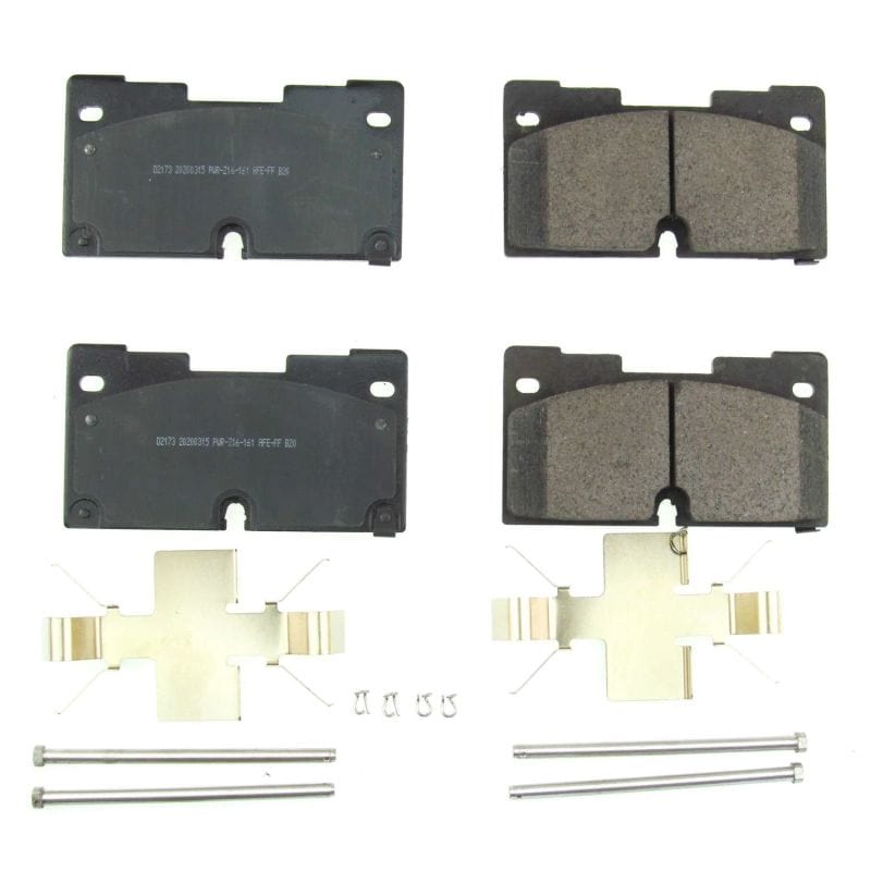 Power Stop 2019+ Silverado 1500 Front Z17 Evolution Ceramic Brake Pads w/Hardware PowerStop