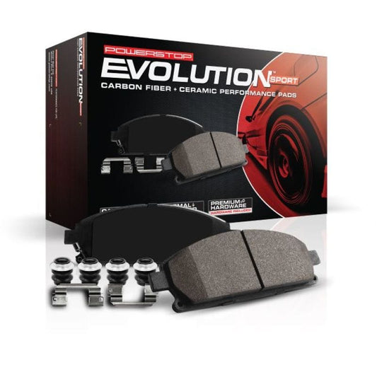 Power Stop 2019+ Silverado 1500 Rear Z23 Evolution Sport Brake Pads w/Hardware PowerStop