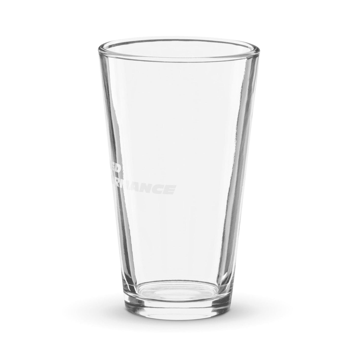 Refined Performance 16oz pint glass RENICK PERFORMANCE