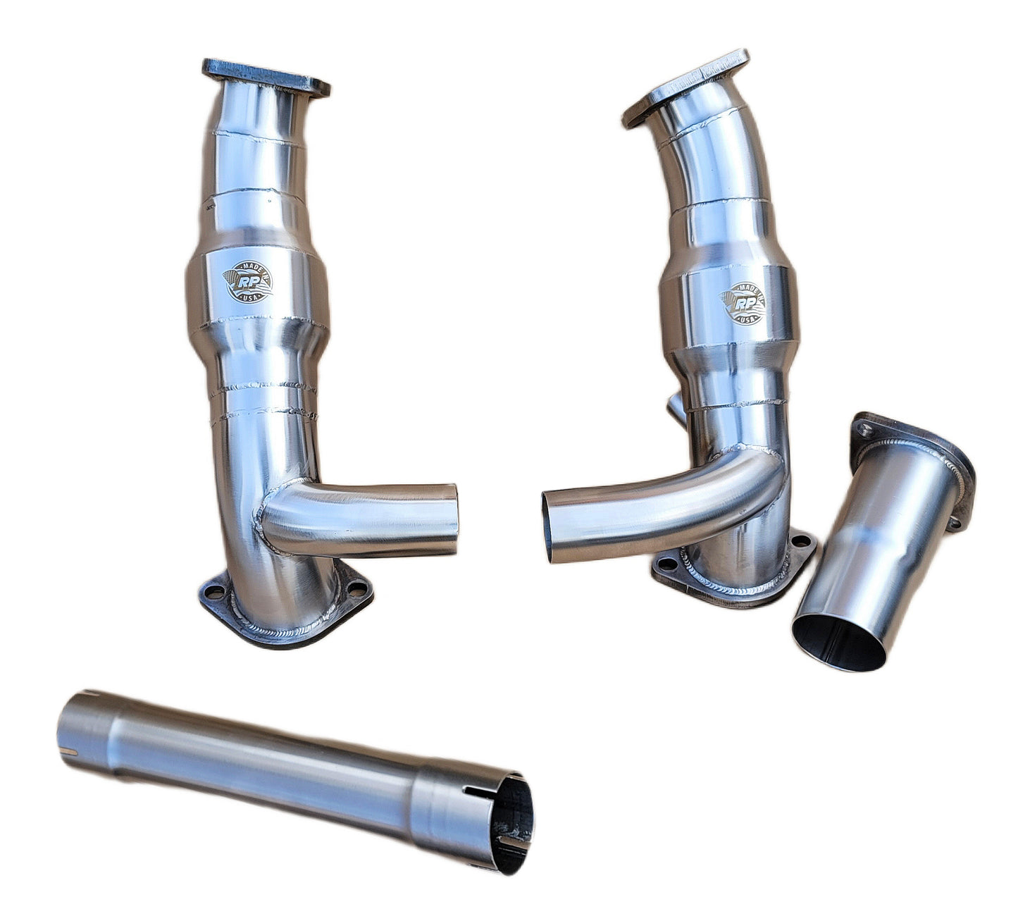 ATS-V Dual Resonated Catless "H" Downpipes by RP USA