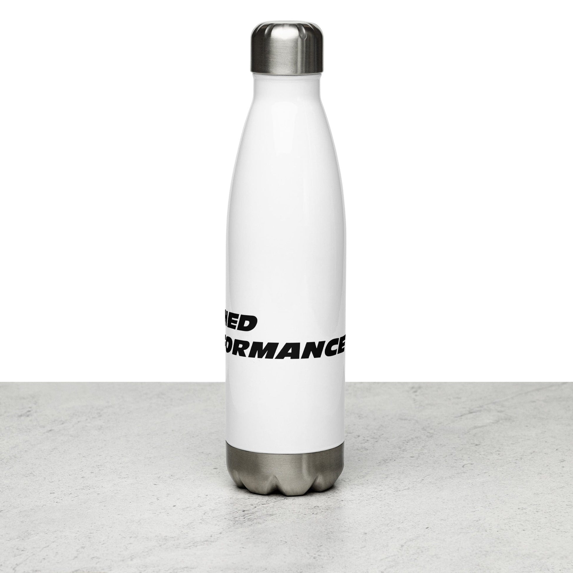 17oz Black and White RP Stainless Steel Water Bottle RENICK PERFORMANCE