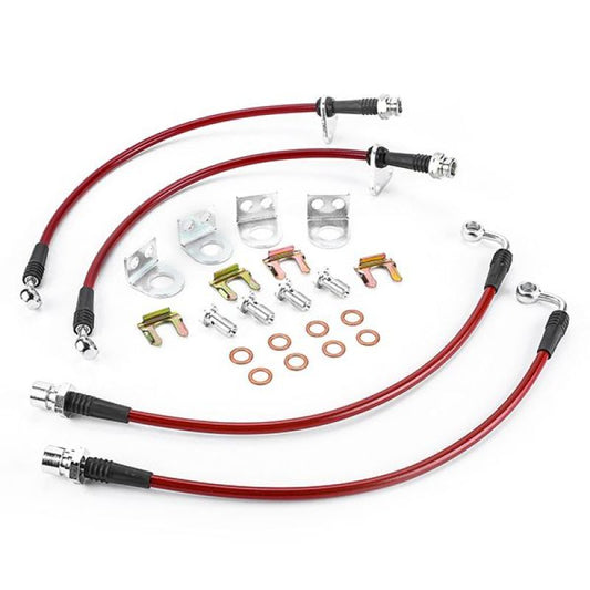 Power Stop 2015-2020 Cadillac Escalade Front & Rear Stainless Steel Brake Hose Kit
