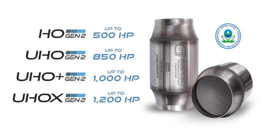 GESI G-Sport 400 CPSI GEN 2 EPA Approved 3.0in Inlet/Outlet Catalytic Converter (500-850HP)