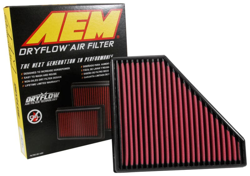 AEM 16-19 Cadillac ATS-V 3.6L F/I DryFlow Air Filter AEM Induction