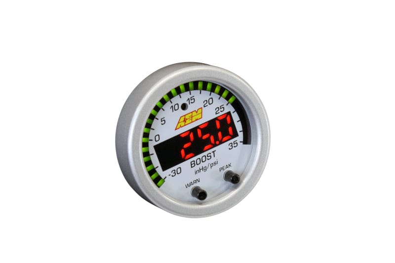 AEM X-Series Boost Pressure -30inHg 35psi Gauge AEM