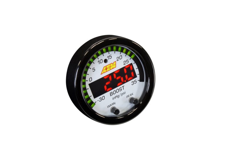 AEM X-Series Boost Pressure -30inHg 35psi Gauge AEM