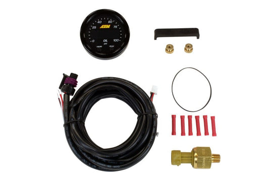 AEM X-Series Pressure 0-100psi Gauge Kit AEM