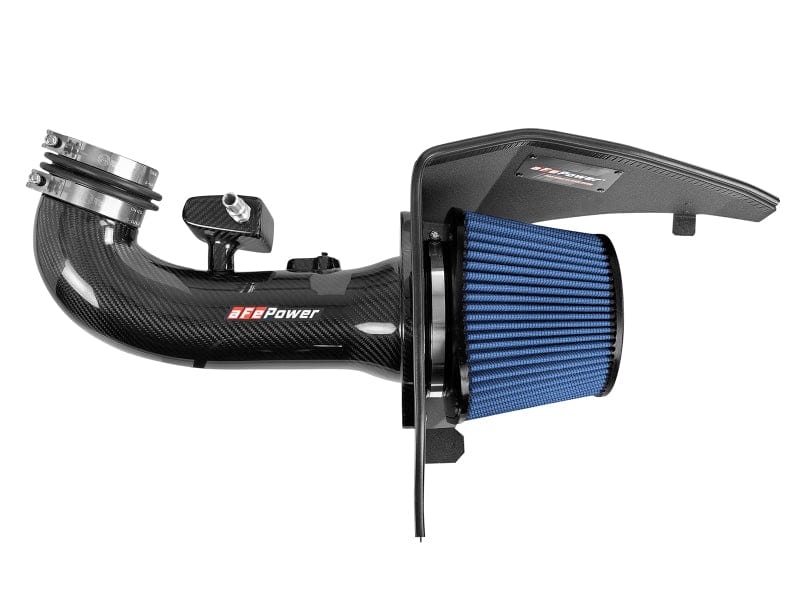 aFe 2021+ Cadillac Escalade / ESV 5.3L/6.2L Track Series Carbon Fiber Cold Air Intake System With Pro 5R Filters aFe