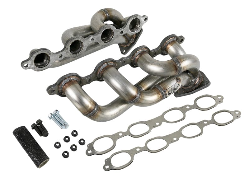 aFe Twisted Steel 1-3/4in 304SS Shorty Headers 19-22 GM V8-5.3L/6.2L aFe