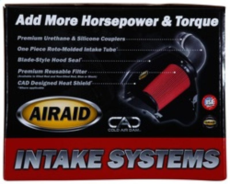 Airaid 17-20 GM 6.2L V8 F/I Airaid Jr Intake Kit - Oiled / Red Media Airaid