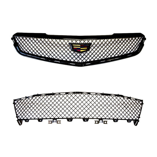 ATS-V Blacked Out Upper & Lower Grille with Emblem Kit RENICK PERFORMANCE
