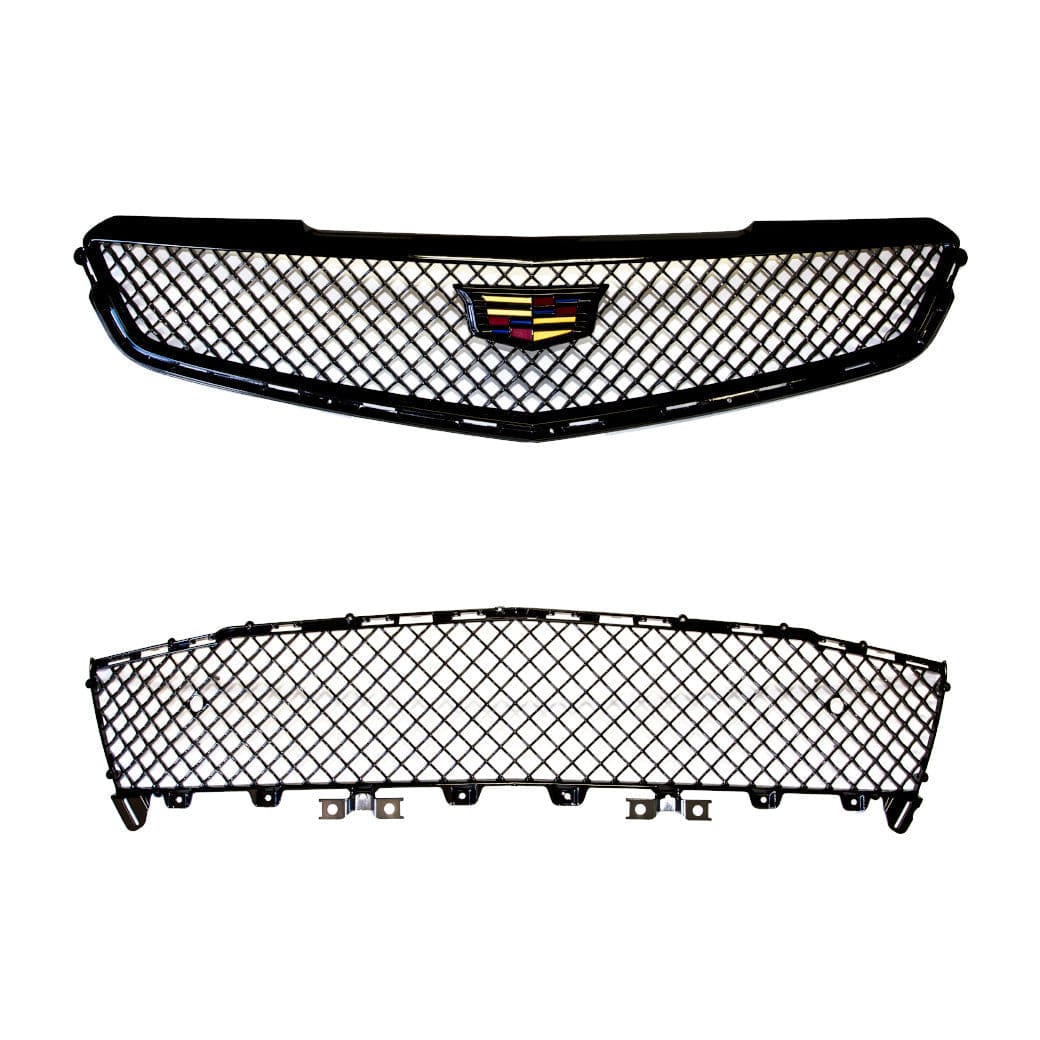 ATS-V Blacked Out Upper & Lower Grille with Emblem Kit RENICK PERFORMANCE