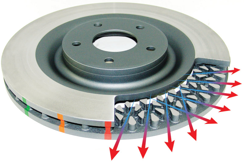 DBA CTS-V3 Rear Slotted 4000 Series Rotor