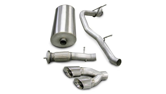 Corsa 07-10 Cadillac Escalade 6.2L V8 Polished Sport Cat-Back Exhaust CORSA Performance