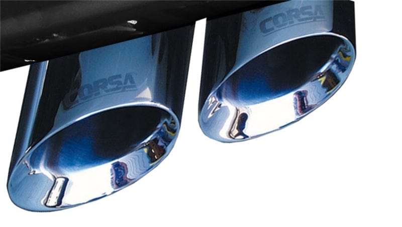 Corsa 07-10 Cadillac Escalade 6.2L V8 Polished Sport Cat-Back Exhaust CORSA Performance