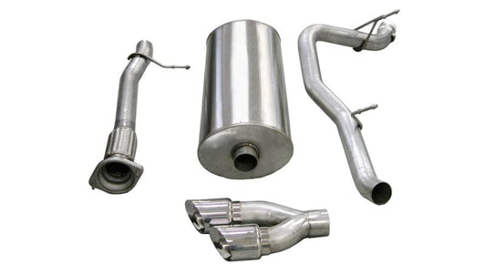 Corsa 07-10 Cadillac Escalade ESV 6.2L V8 Polished Sport Cat-Back Exhaust CORSA Performance