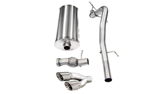 Corsa 11-14 Cadillac Escalade 6.2L V8 Polished Sport Cat-Back Exhaust CORSA Performance