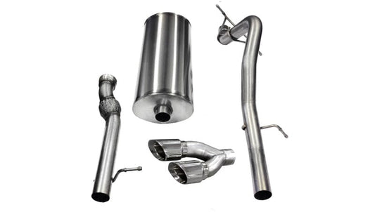 Corsa 11-14 Cadillac Escalade ESV 6.2L V8 Polished Sport Cat-Back Exhaust CORSA Performance