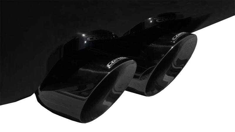 Corsa 12-14 Cadillac Escalade DUB 6.2L V8 Black Sport Cat-Back Exhaust CORSA Performance