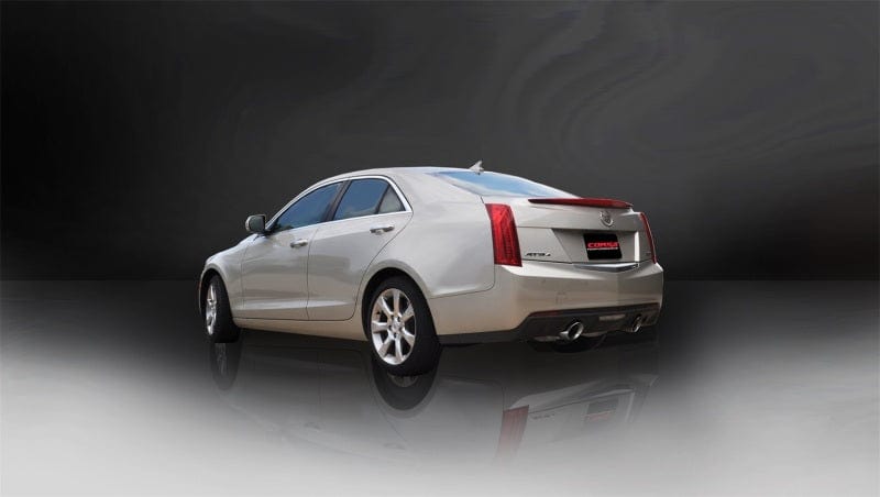 Corsa 13-19 Cadillac ATS Sedan 2.0L A/T Polished Sport Dual Rear Cat-Back Exhaust CORSA Performance