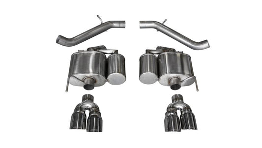 Corsa 16-19 Cadillac ATS-V 3.6T 4in Polished Sport Axle-Back Exhaust CORSA Performance