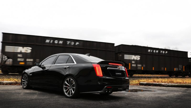 Corsa 16-19 Cadillac CTS V 6.2L V8 2.75in Black Xtreme Axle-Back Exhaust CORSA Performance