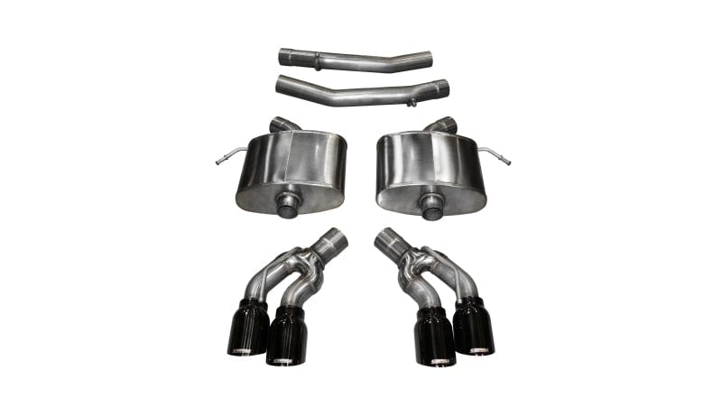 Corsa 16-19 Cadillac CTS V 6.2L V8 2.75in Black Xtreme Axle-Back Exhaust CORSA Performance
