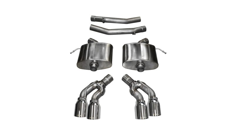 Corsa 16-19 Cadillac CTS V 6.2L V8 2.75in Polished Xtreme Axle-Back Exhaust CORSA Performance