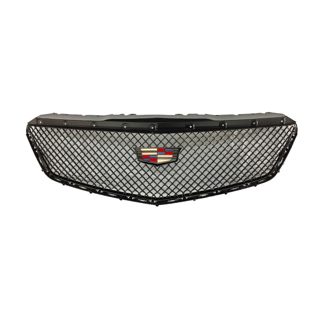 Cts Out Riggers CTS-V Blacked Out Upper & Lower Grille with Bezel and Front Emblem ...