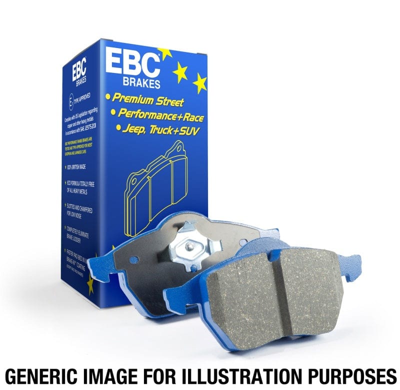 EBC 14+ Chevrolet Corvette Stingray (C7) 6.2 Bluestuff Rear Brake Pads EBC