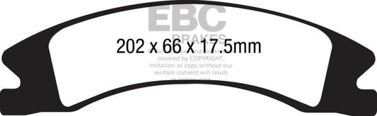 EBC 15+ Cadillac Escalade Ext/Esv 6.2 2WD Extra Duty Front Brake Pads EBC