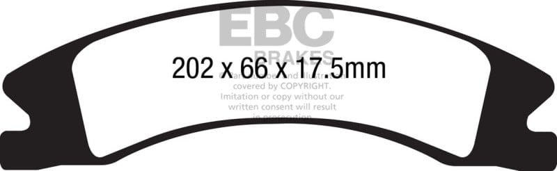 EBC 15+ Cadillac Escalade Ext/Esv 6.2 2WD Greenstuff Front Brake Pads EBC