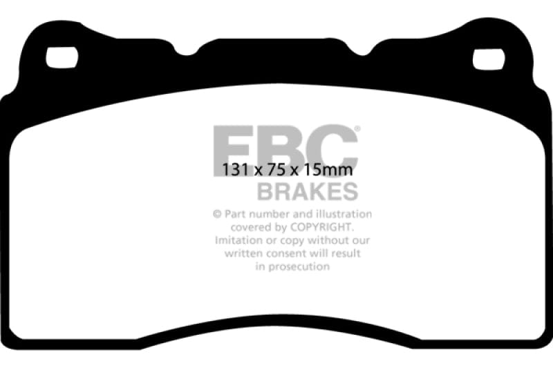 EBC 2013-2019 ATS (Brembo) Yellowstuff Front Brake Pads EBC