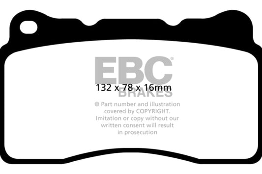 EBC 2016+ Chevrolet Corvette (C7) 6.2L Stingray Bluestuff Front Brake Pads EBC