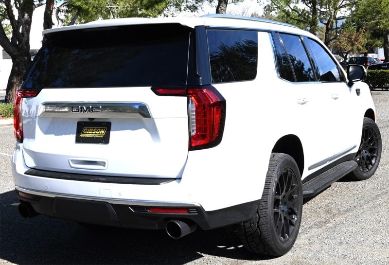Escalade Split Rear Gibson 2021+ Escalade 6.2L 4WD 2.5in Cat-Back Dual Split T409 SS ...