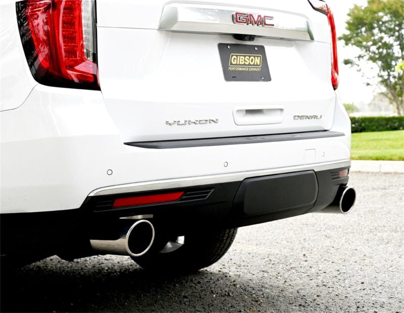 Escalade Split Rear Gibson 2021+ Escalade 6.2L 4WD 2.5in Cat-Back Dual Split T409 SS ...