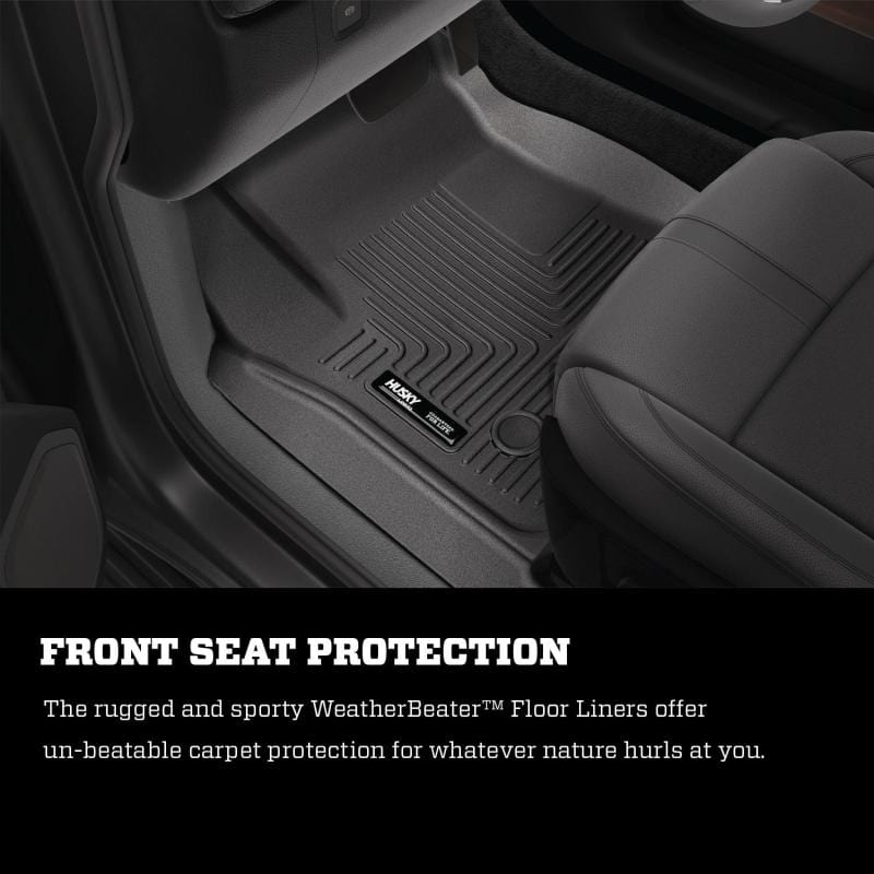 Husky Liners 2015-2020 Escalade / ESV WeatherBeater Black Front Floor Liners Husky Liners