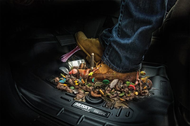 Husky Liners 2015-2020 Escalade WeatherBeater Tan 3rd Seat (Bucket 2nd) Floor Liner Husky Liners